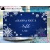 Snowflakes Escort Cards template printable,Winter Wedding Place Cards template,(152)